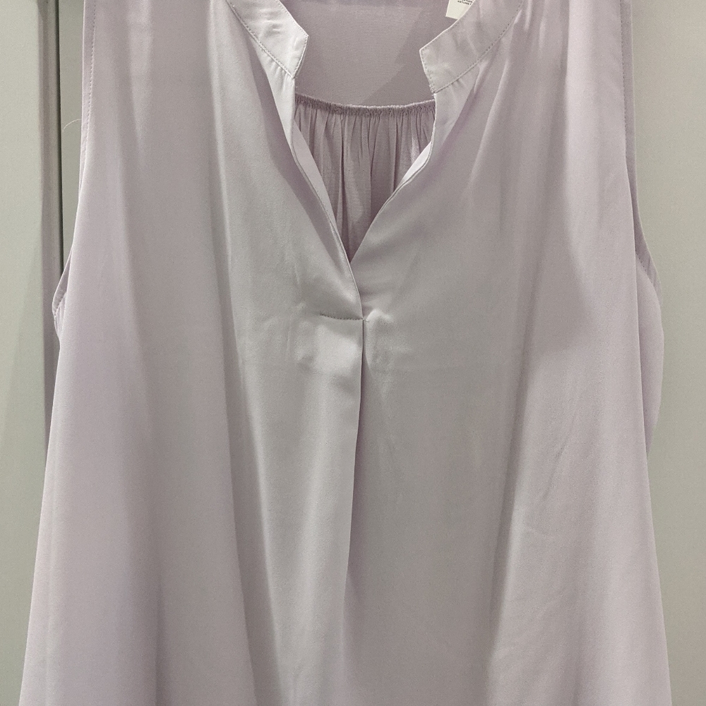 NWT Loft Large lilac sleeveless blouse